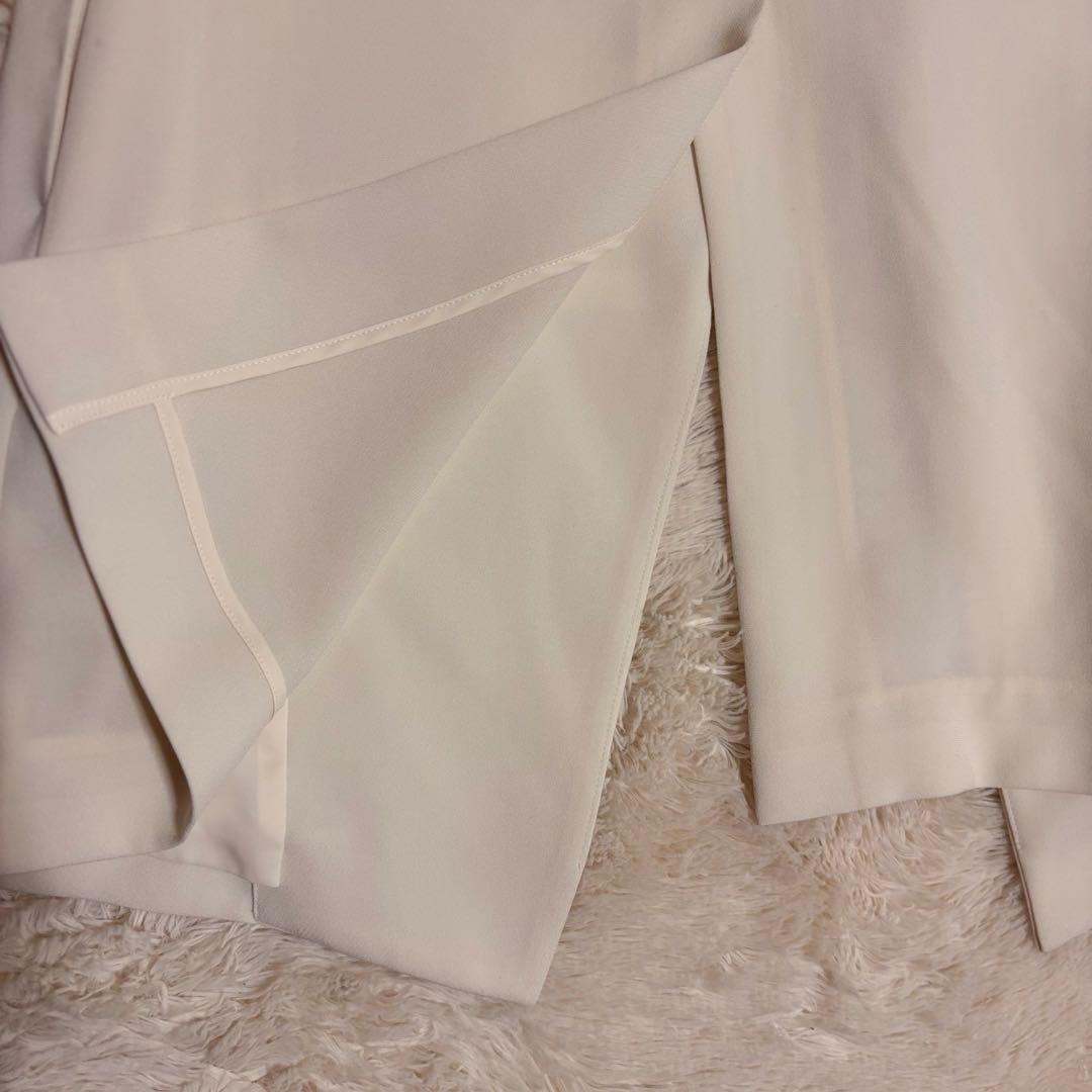 Theory セオリー 白 ロング ジャケット カーディガン 卒服 入園入学