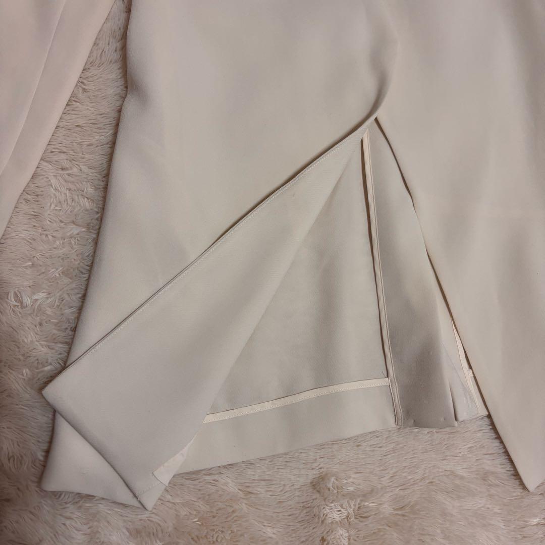 Theory セオリー 白 ロング ジャケット カーディガン 卒服 入園入学