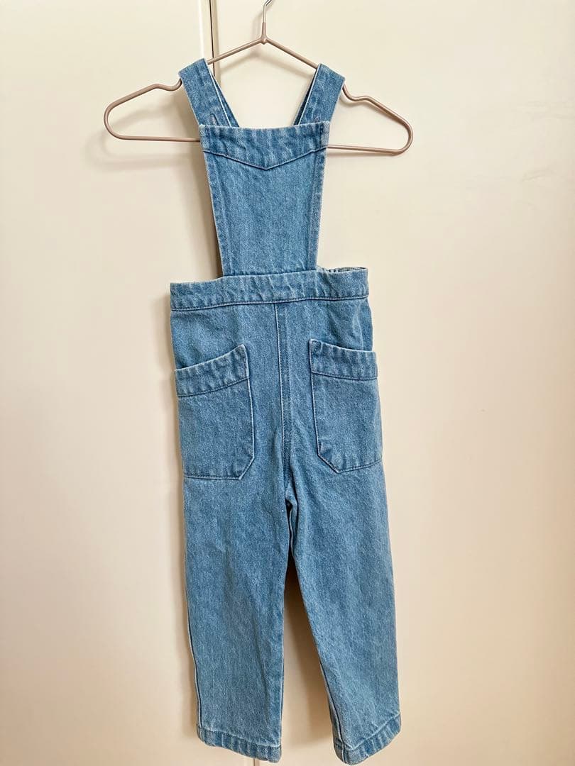 【最終価格】美品❣️soor ploom Charlie 2y SALE 30% OFF!!! SOORPLOOM Charlie overall (Black Denim ) ※ 4y 10y