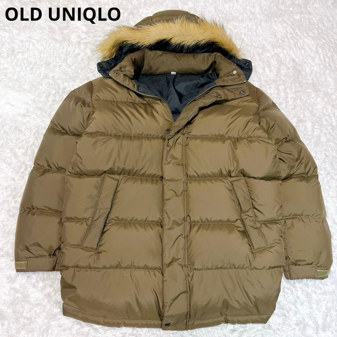 美品✨OLD UNIQLO ダウンジャケット ビッグシルエット 3WAY XL - メルカリ