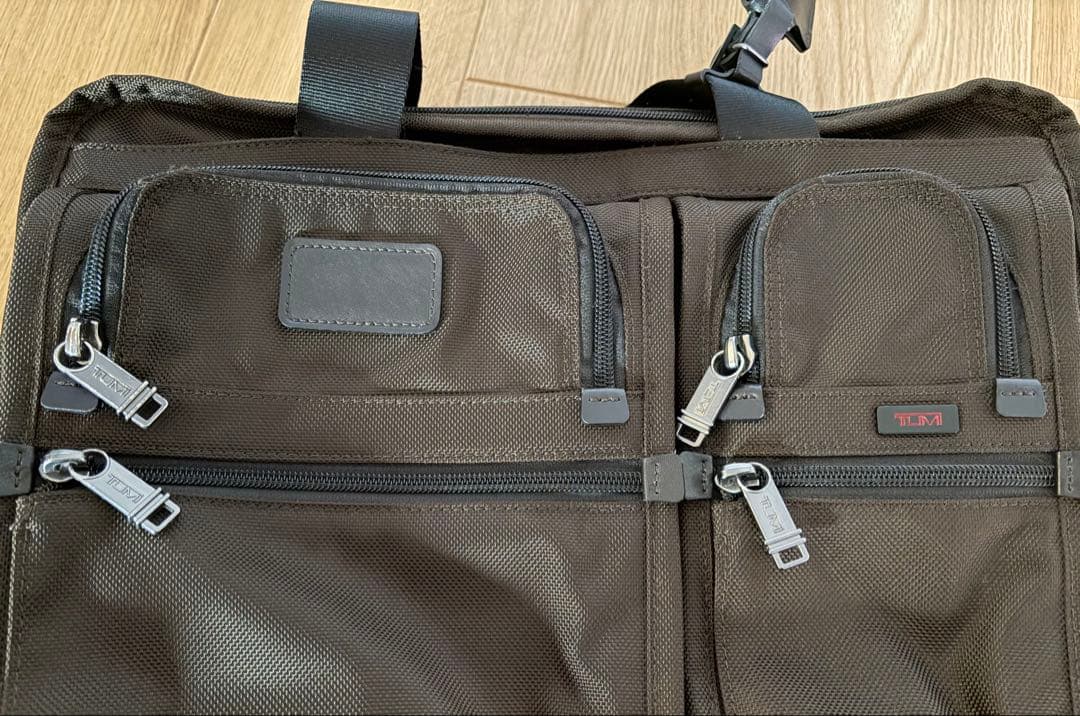 TUMI エクスパンダブルオーガナイザー ラップトップ2wayブリーフ ブラウン