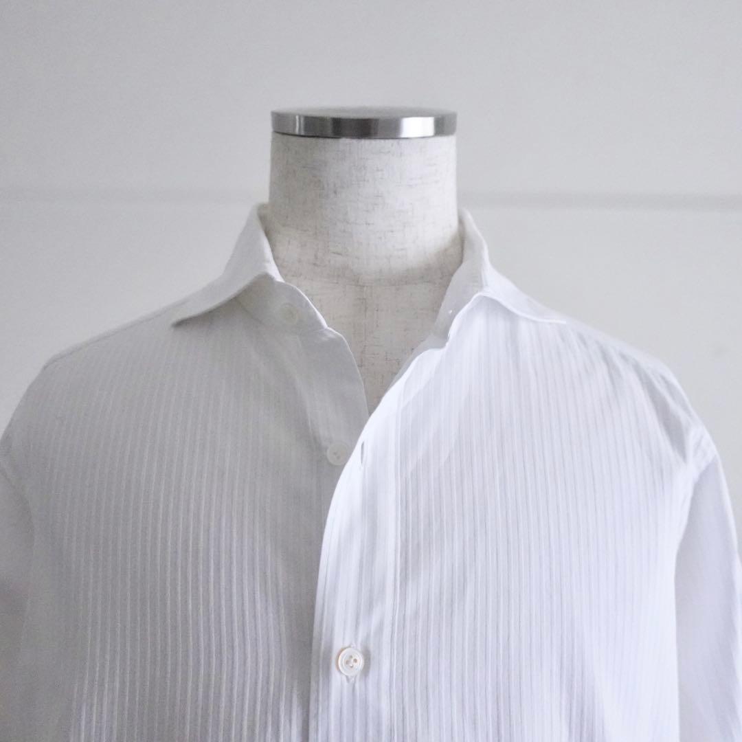 イタリア製】Finamore ワイドカラードレスシャツ ホワイト 16 - メルカリ