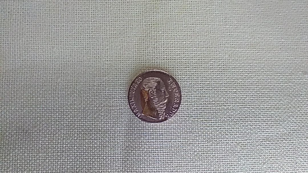 メキシコ1865年 1ペソ金貨 世界最小金貨 マクシミリアン皇帝  m94820625245_1.jpg?1711801915