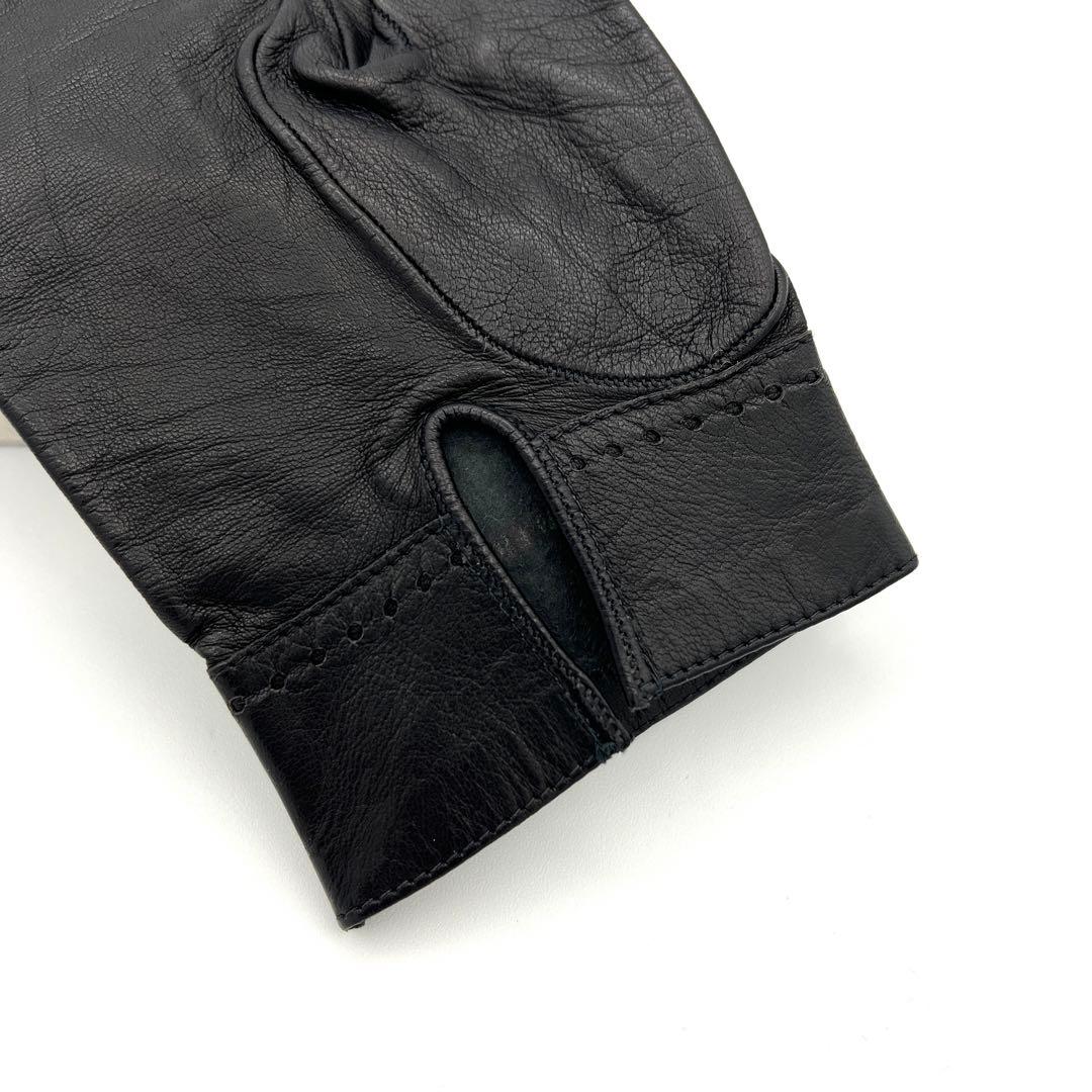 CHANEL シャネル ココマーク 手袋 グローブ レザー ブラック サイズ7