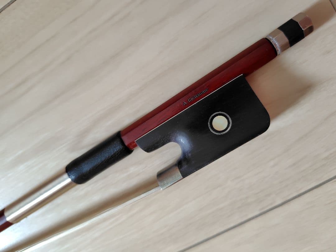 【最終価格／出品9月末迄】チェロ弓 A.Richaume 刻印 USED美品