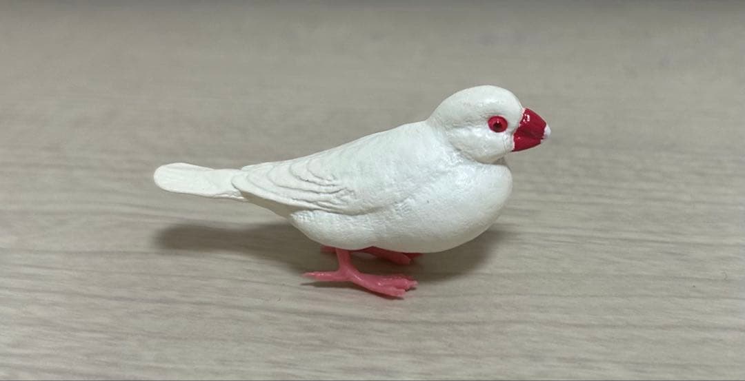 白い鳥のフィギュア 白文鳥 - メルカリ