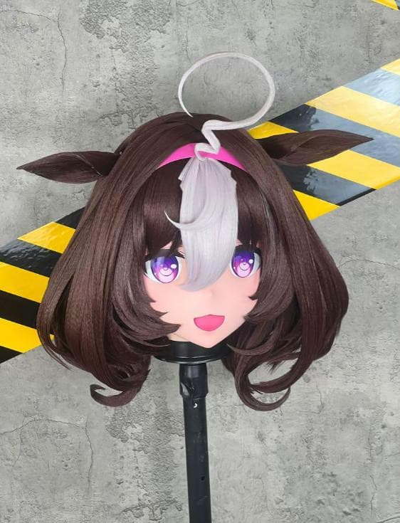 全頭面】着ぐるみ マスク kigurumi ウマ娘 コスプレ - メルカリ