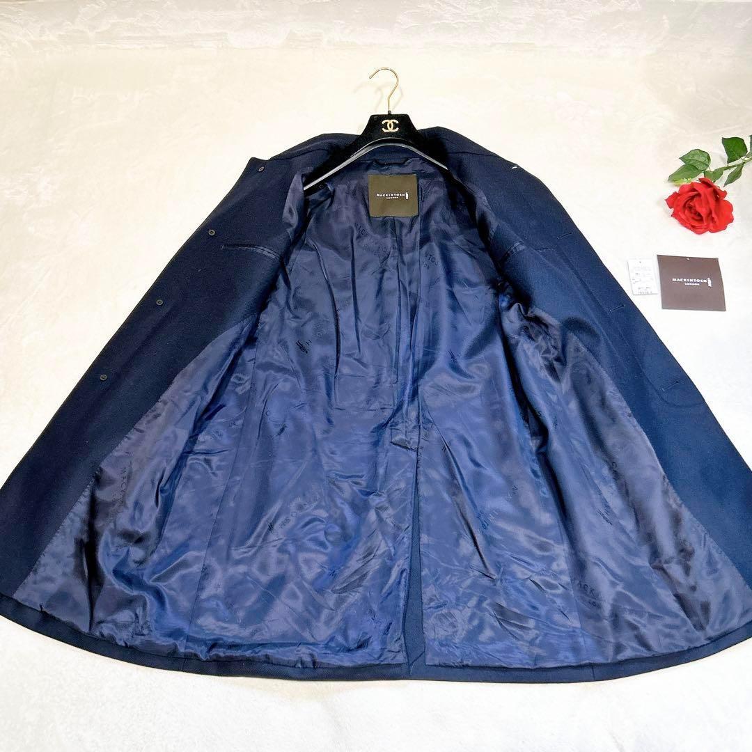 ほぼ未使用✨　マッキントッシュ　ダンケルド　ステンカラー　コート　ネイビー　42