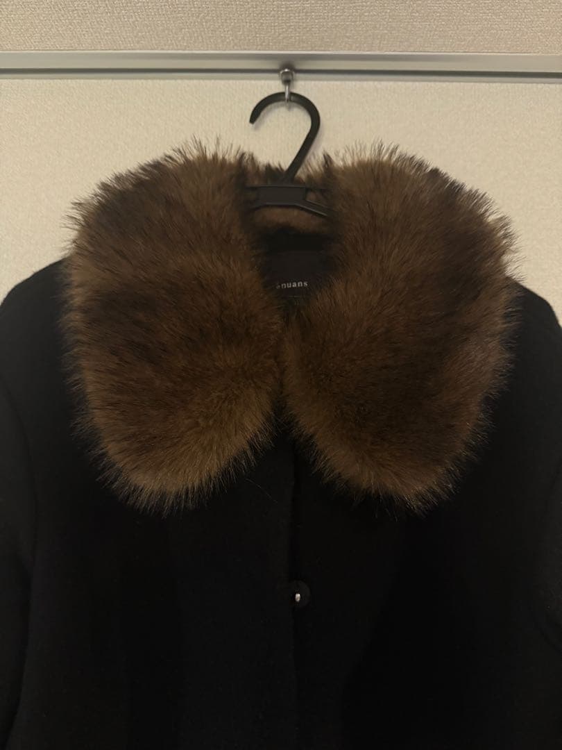 anuans ファートリムコクーンコート （BLACK）の通販はau PAY