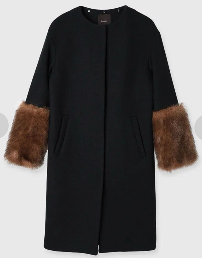 anuans ファートリムコクーンコート （BLACK）の通販はau PAY