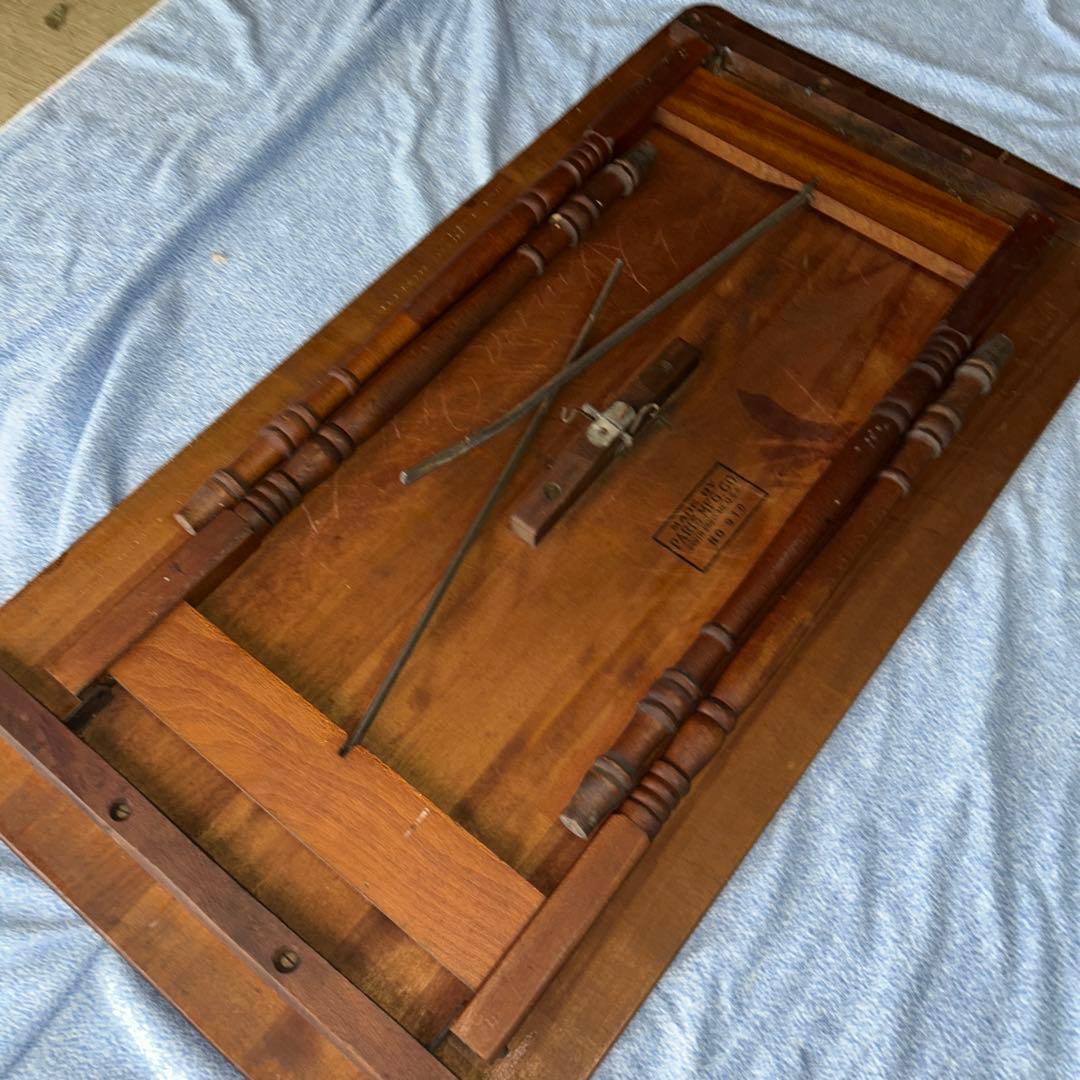 アンティーク木製センターテーブル メジャー付き - メルカリ