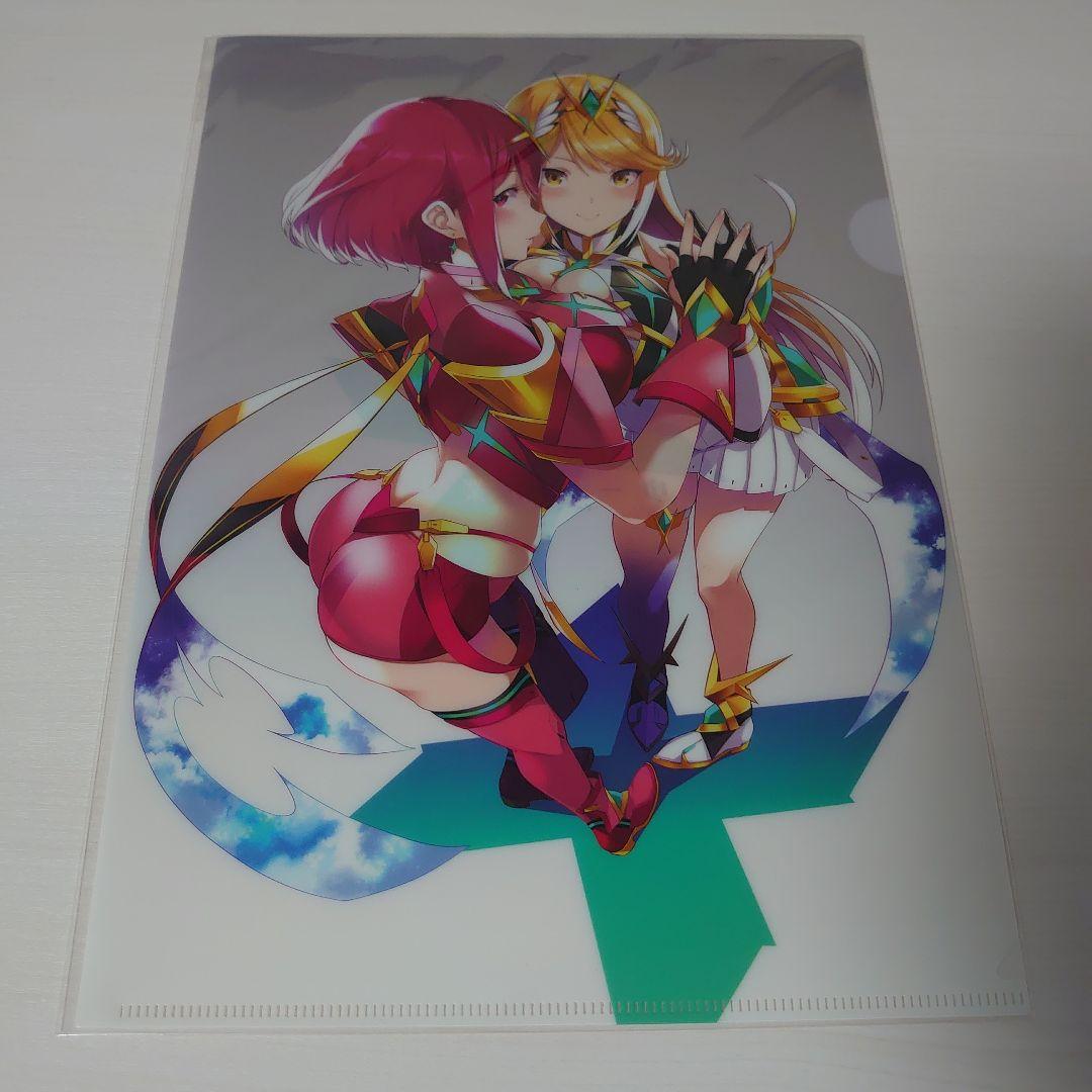 ゼノブレイド2 ヒカリ ホムラ ゆーき乳業 クリアファイル - メルカリ