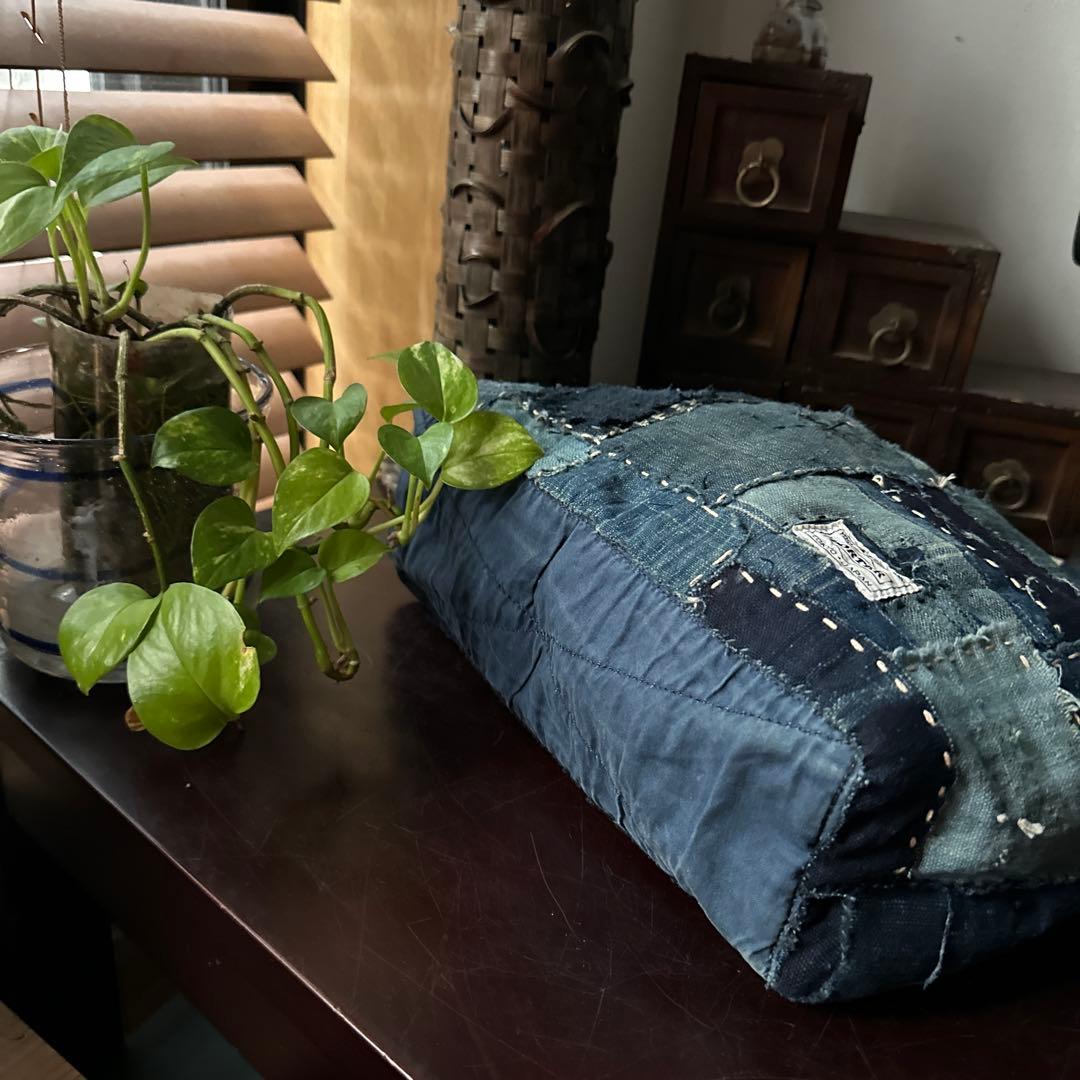 ポーターをリメイク/藍染／襤褸 - メルカリ