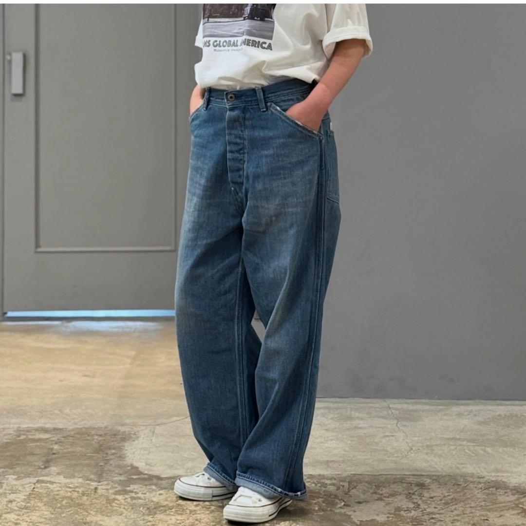 chimala] SELVEGE DENIM PAINTER PANTS - メルカリ