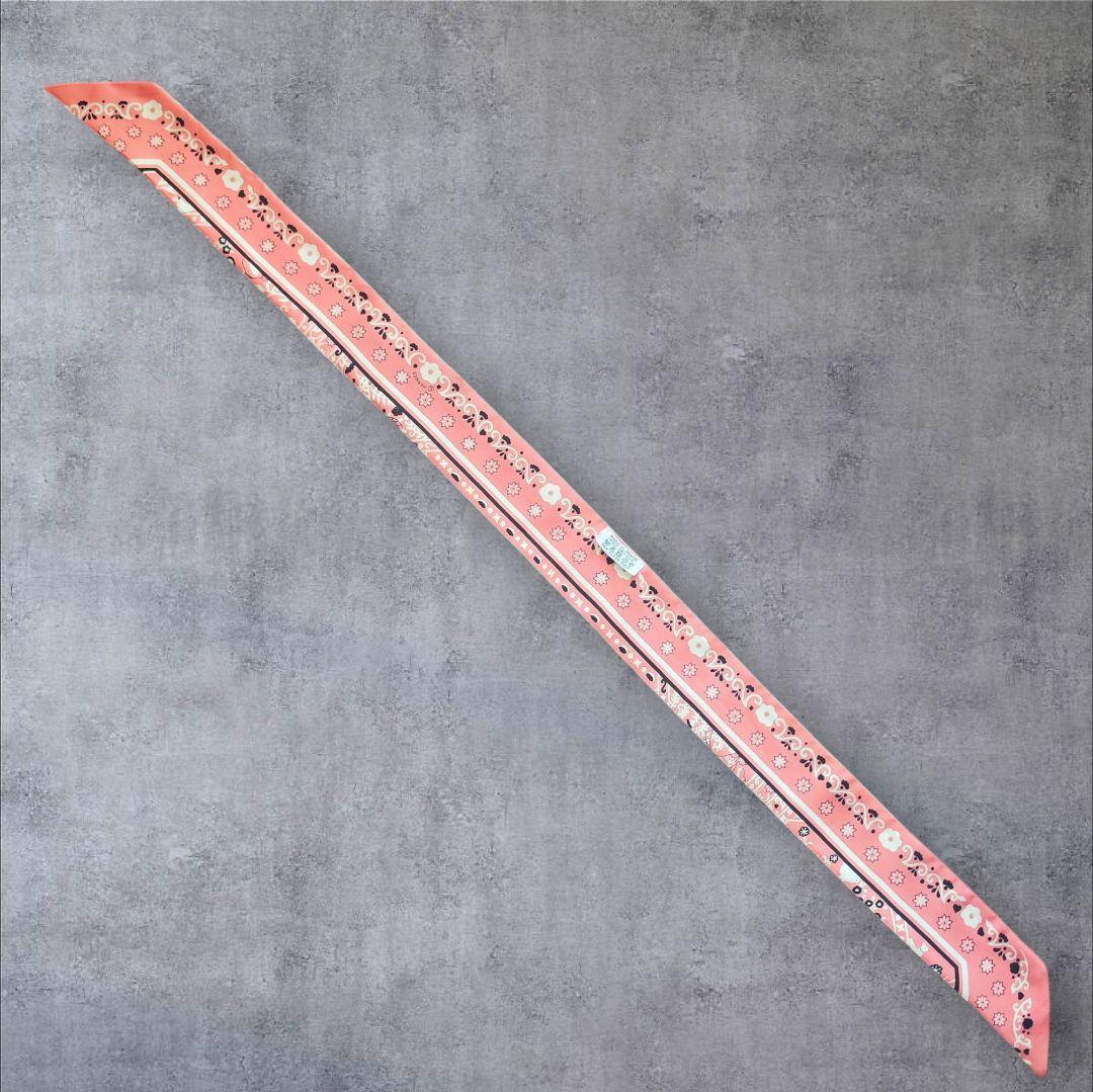 【極美品】HERMESエルメスツイリー PEUPLE DU VENT風の民ピンク