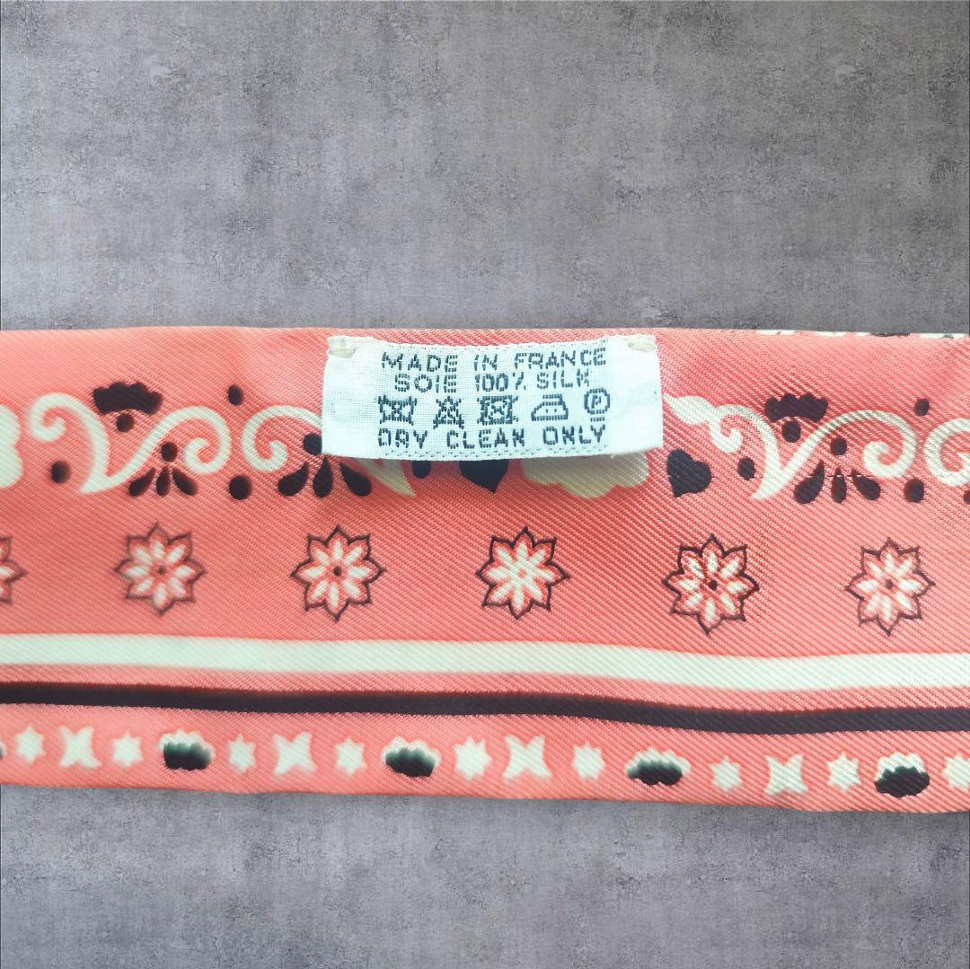 【極美品】HERMESエルメスツイリー PEUPLE DU VENT風の民ピンク