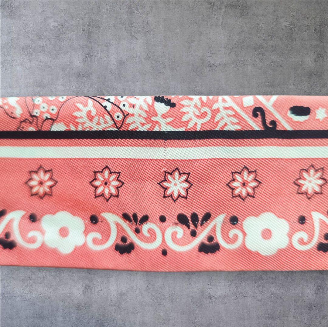 【極美品】HERMESエルメスツイリー PEUPLE DU VENT風の民ピンク