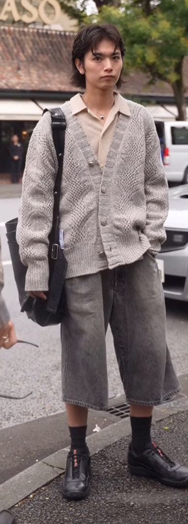 nullus 24aw メリノウール カーディガン