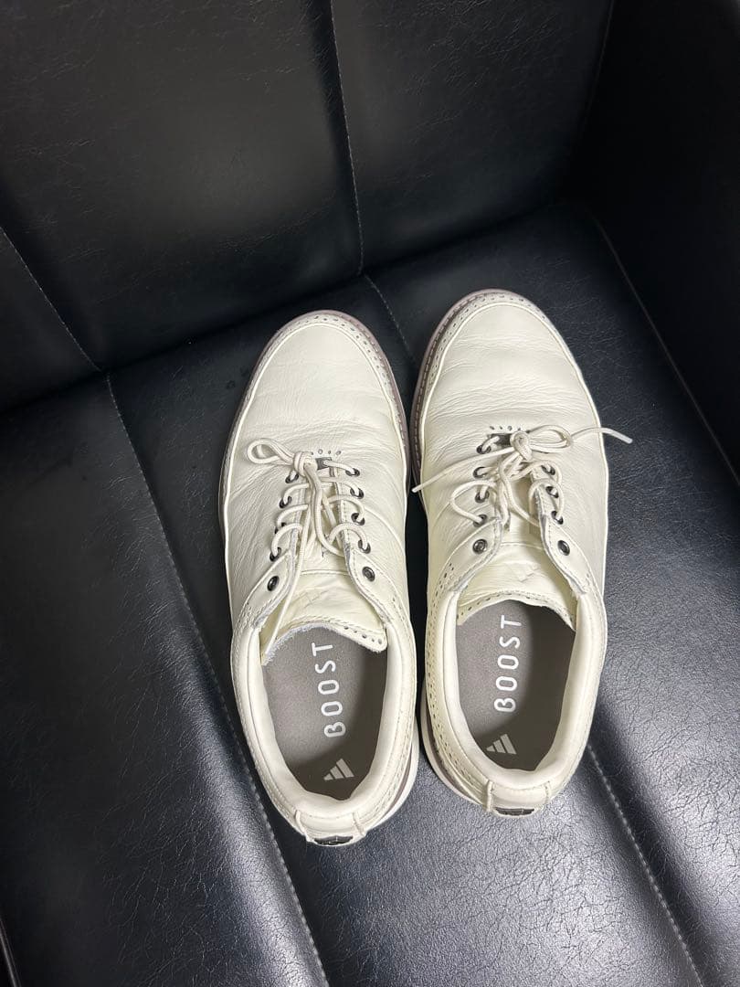 美品☆adidas MC80 ゴルフシューズ　White 26.5cm