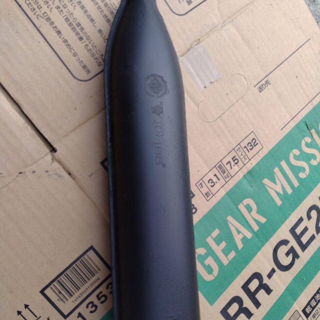 スーパーカブ90 HA02 純正マフラー 艶消し黒 オマケ付き