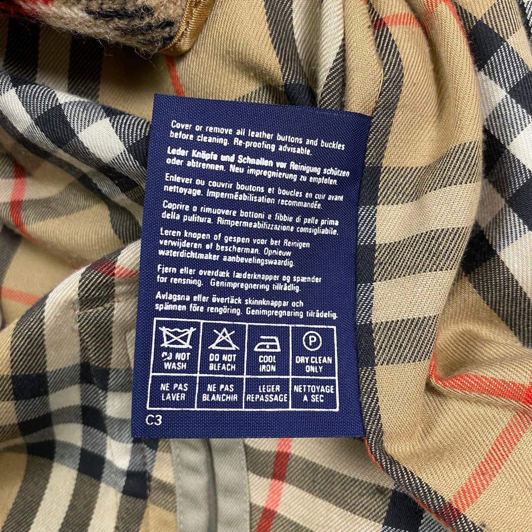 英国製✨Burberrys トレンチコート ライナー ベルト ノバチェック L