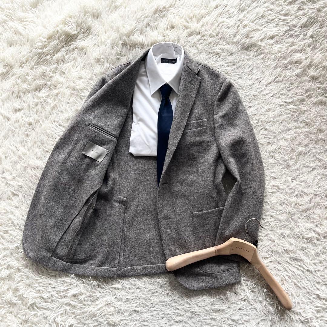 <美品>BOGLIOLI dover ツイード グレージュ ジャケット 46 美品>BOGLIOLI dover ツイード グレージュ ジャケット 46 - メルカリ