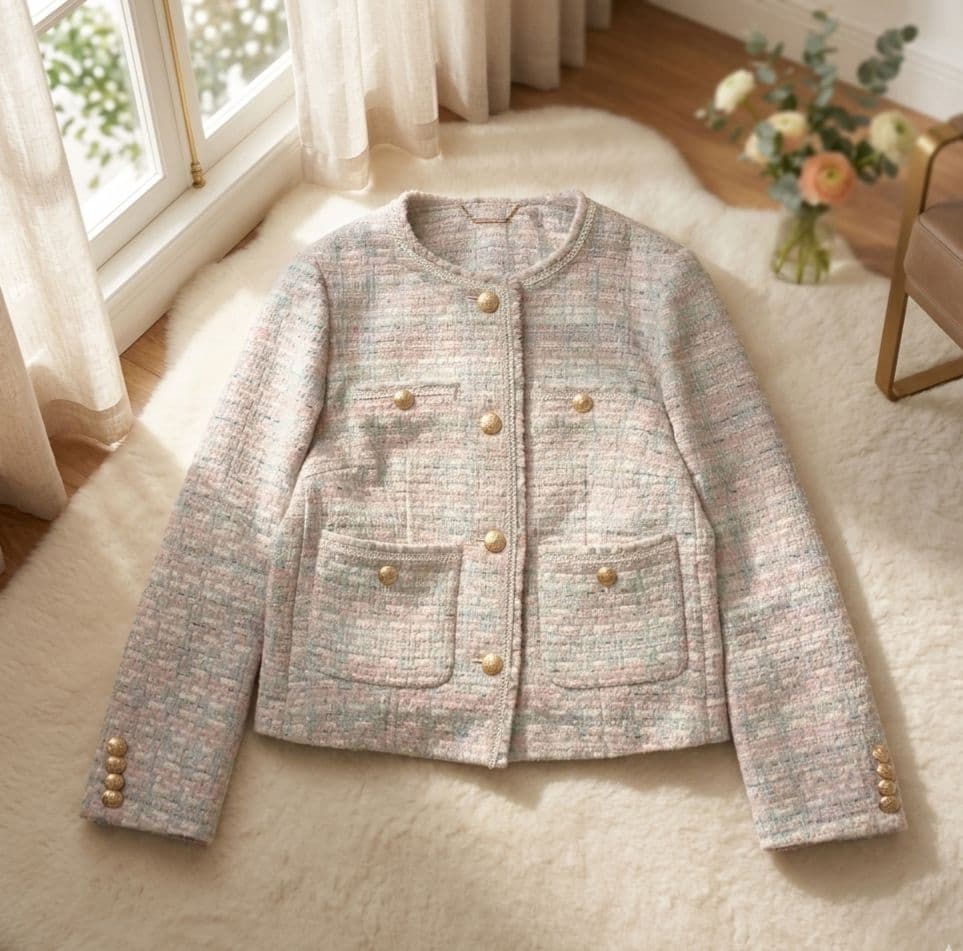 最安 完売品】セルフォード ツイードジャケット mix 36 - メルカリ