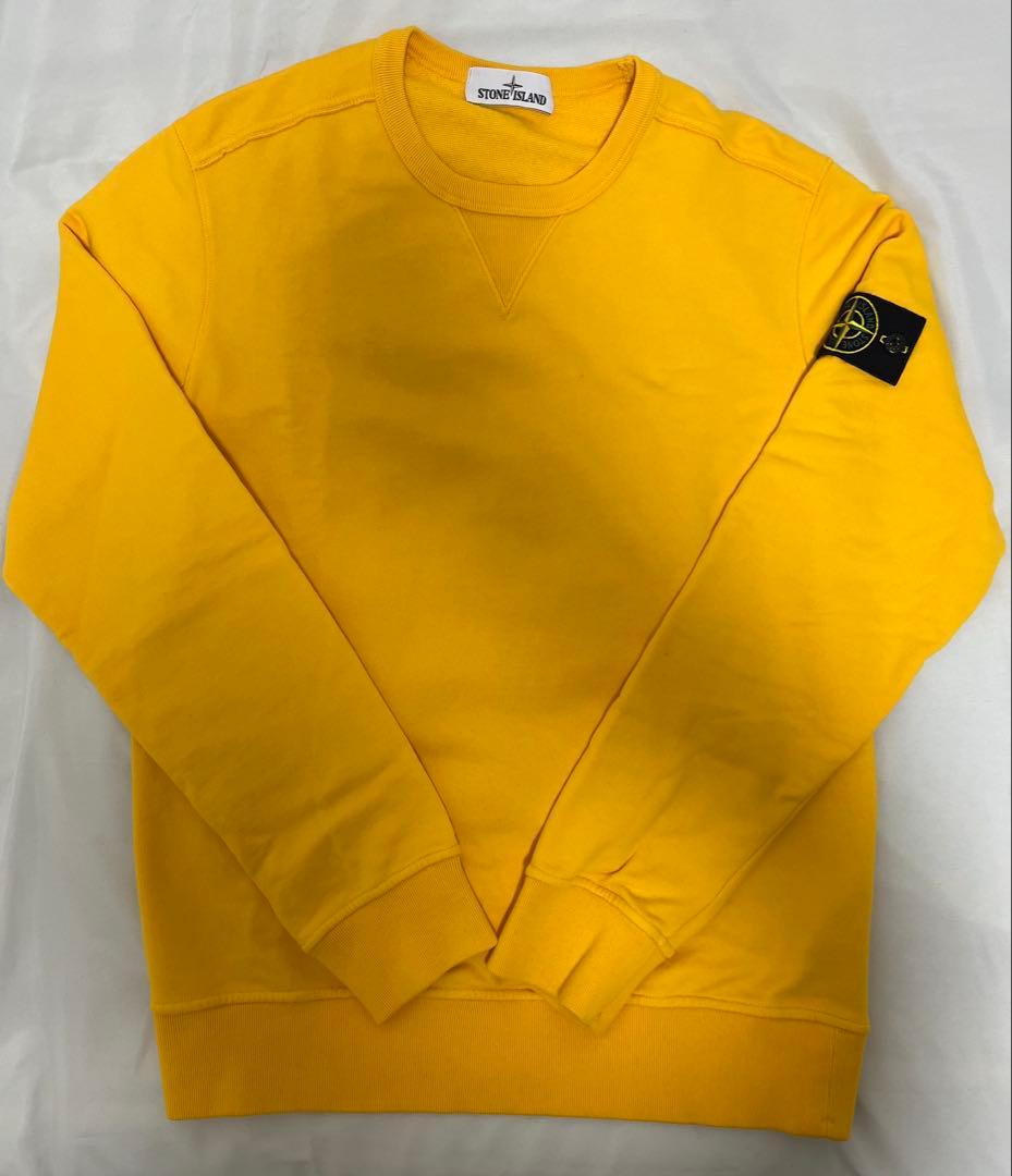 STONE ISLAND ストーンアイランド スウェット イエロー L - メルカリ