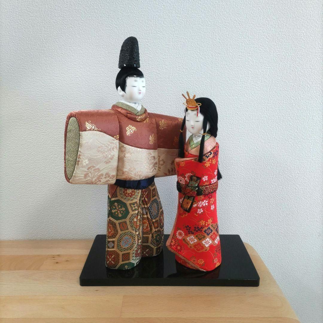 ❀木目込み雛人形❀大きいお雛様❀木目込人形 人形の田辺 / 【真多呂】木目込雛人形 くるみ雛C（M-M008-A）