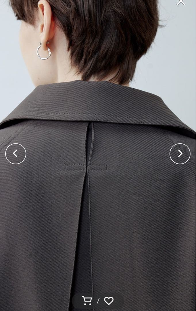 新品未使用 tageechita オーバーサイズベーシックトレンチコート