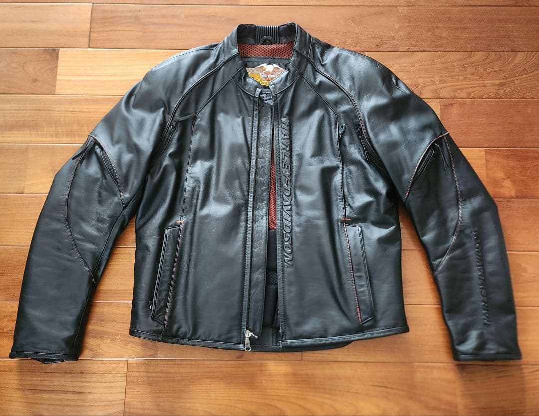 Harley-Davidson レザージャケット ブラック - メルカリ