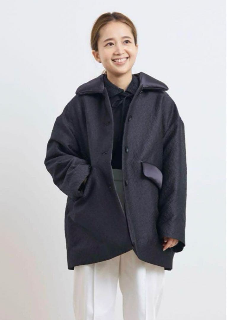 yori shirocon mimosaミモザジャガードコート 36 - メルカリ