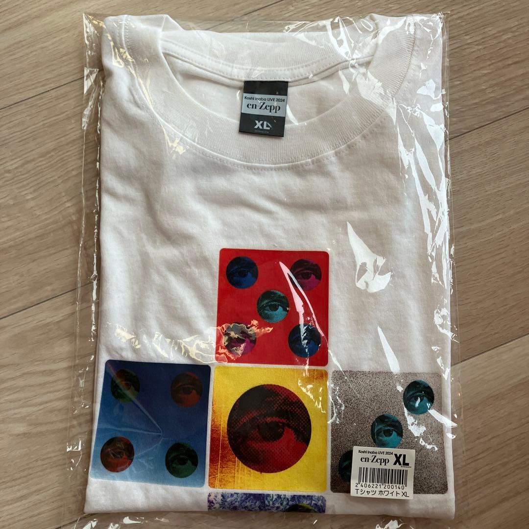 稲葉浩志 Koshi Inaba en-Zepp Tシャツ ホワイト - メルカリ