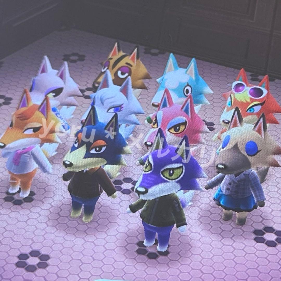 あつまれどうぶつの森 amiiboカード オオカミ住民 アミーボ あつ森