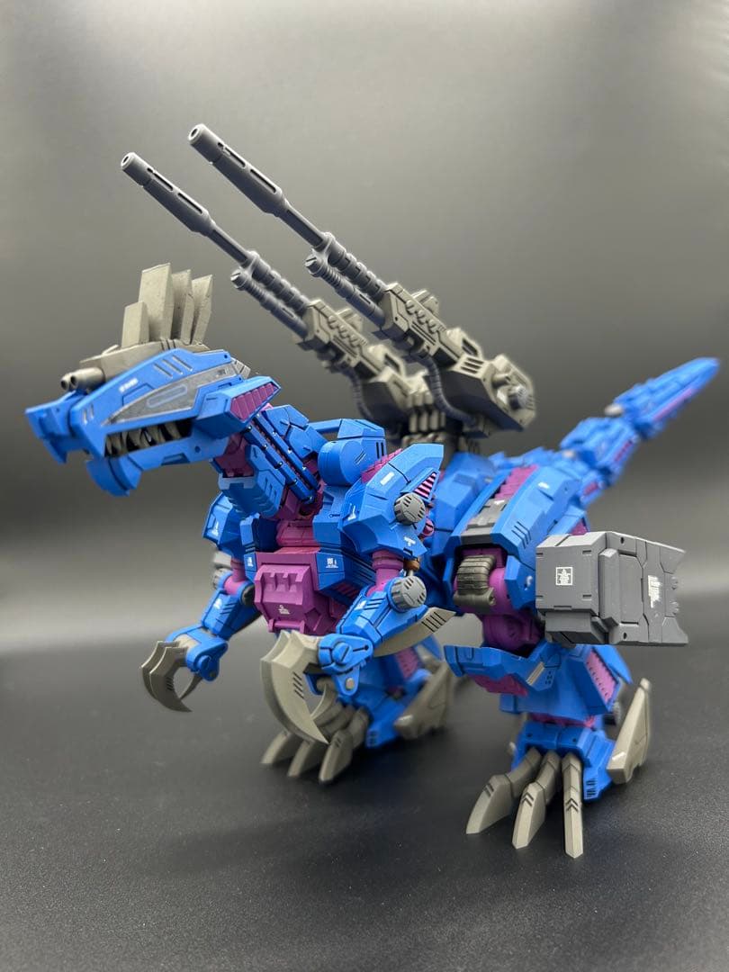 ゾイド タカラトミー リアライズモデル サイコジェノザウラー 小改造品