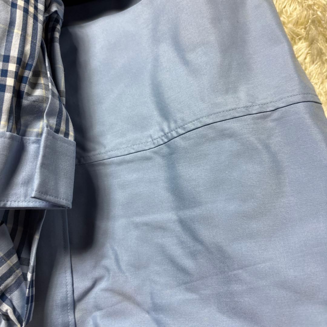 ◎未使用 バーバリー パジャマ 上下セット 男女ペア 2着 ブルー 長袖長