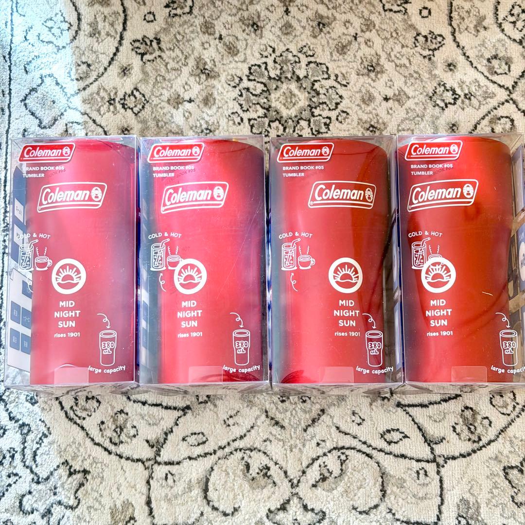 Coleman 真空断熱タンブラー レッド 4個セット - メルカリ