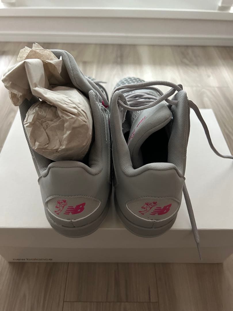 大谷翔平 母の日モデル New Balance スパイクシューズ グレー/ピンク