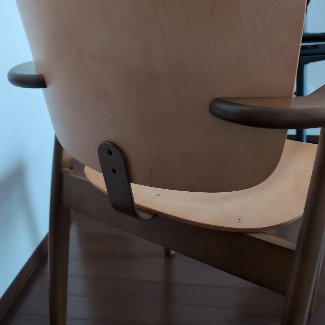 artek ドムスチェア ハニー×ウォルナット スコープ別注 2cm脚カット