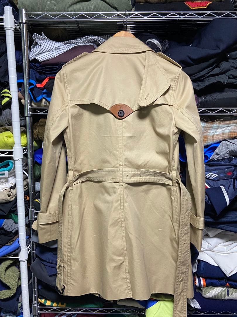 美品 COACH コーチ F33868 ベルト付 トレンチコート ベージュ S - メルカリ