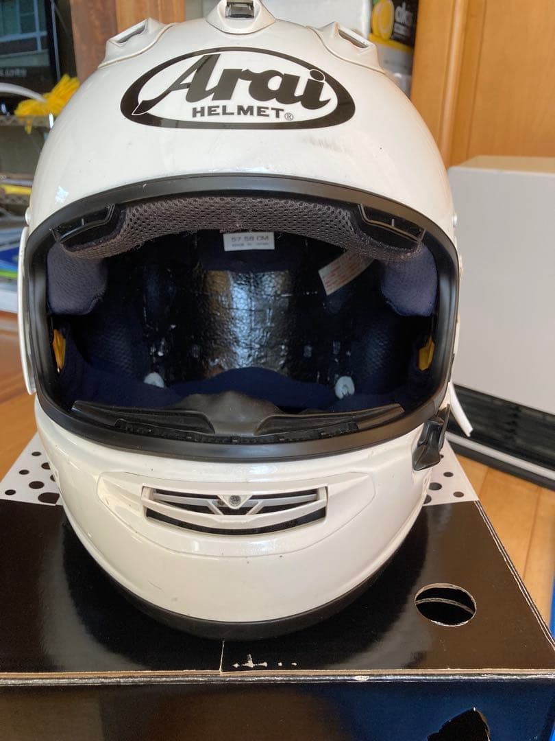 Arai フルフェイスヘルメット RX7Xホワイト Arai RX-7X FIM Racing #1 Full face helmet Corsair-X RX-7V white