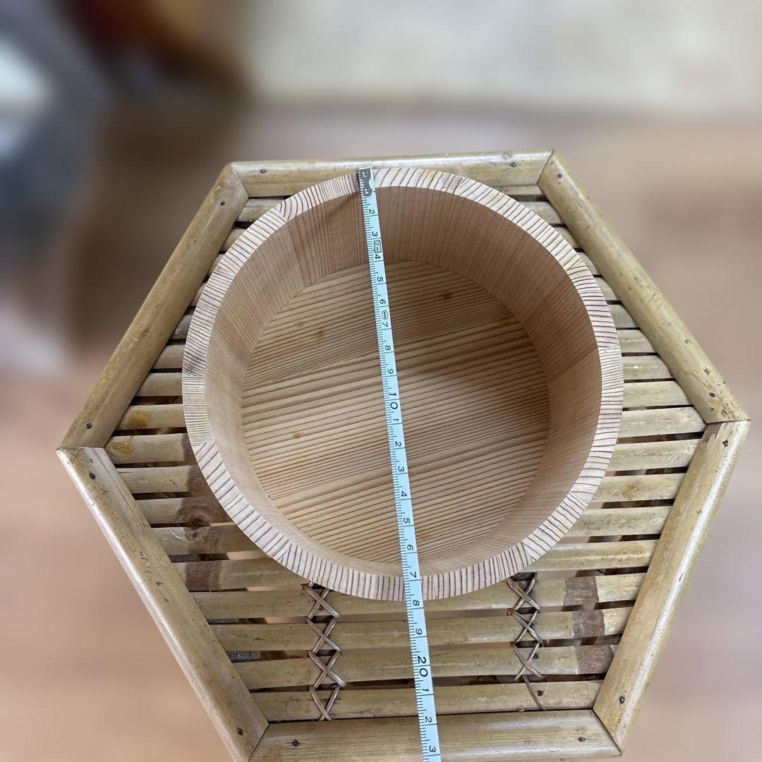 X*A様 【希少・未使用】天然秋田杉 おひつ 2合用 樽冨かまた（鎌田製樽所）伝