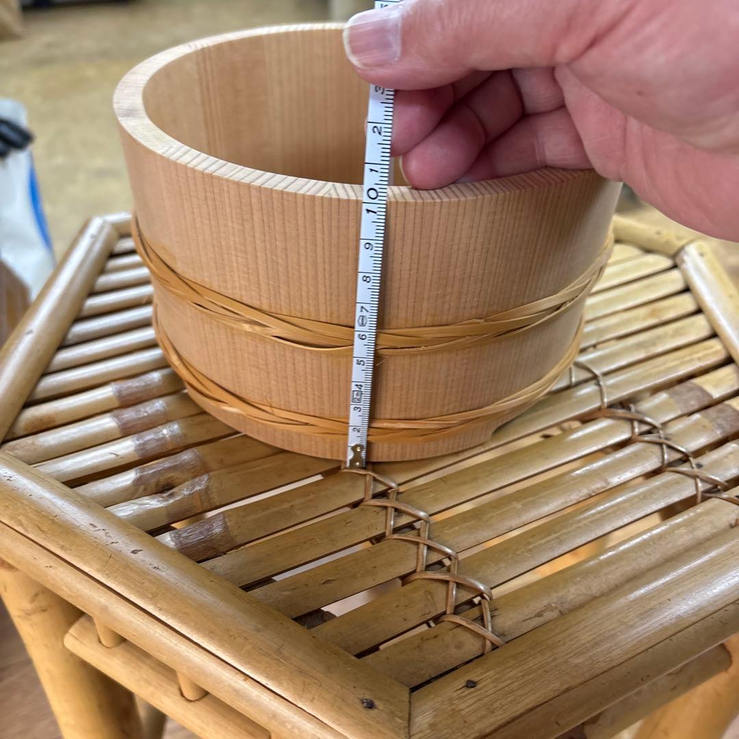 X*A様 【希少・未使用】天然秋田杉 おひつ 2合用 樽冨かまた（鎌田製樽所）伝