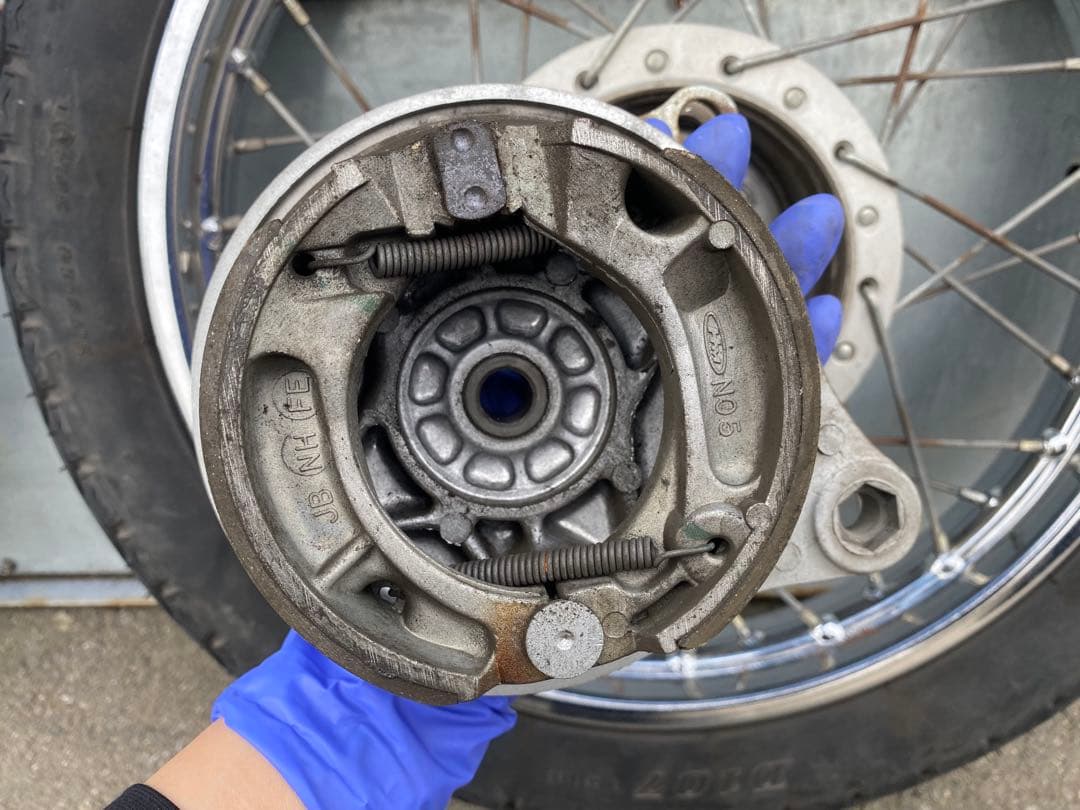 G926 リトルカブ ホイール IRC2.50-14 ダンロップ 2.75-14