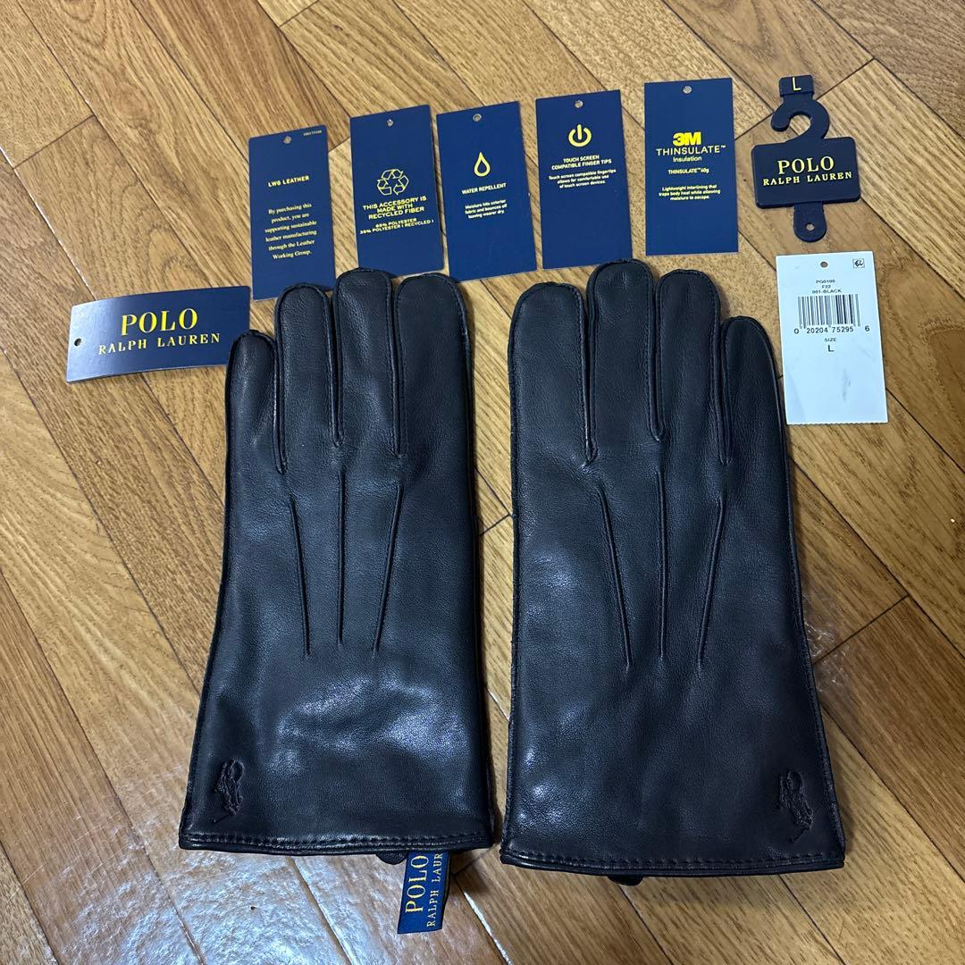 ラルフローレンメンズ皮革手袋 楽天市場】ポロ ラルフローレン レザー 手袋 POLO RalphLauren ナッパ