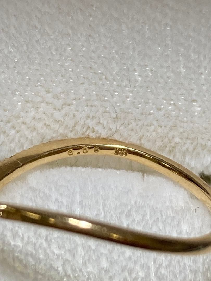 ネ*】様 agete アガット K18 ダイヤモンド 0.06ct リング　v