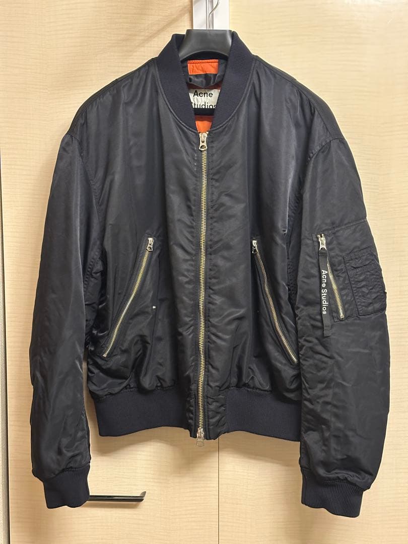 Acne Studios MAKIO ブラック MA-1 フライトジャケット - メルカリ