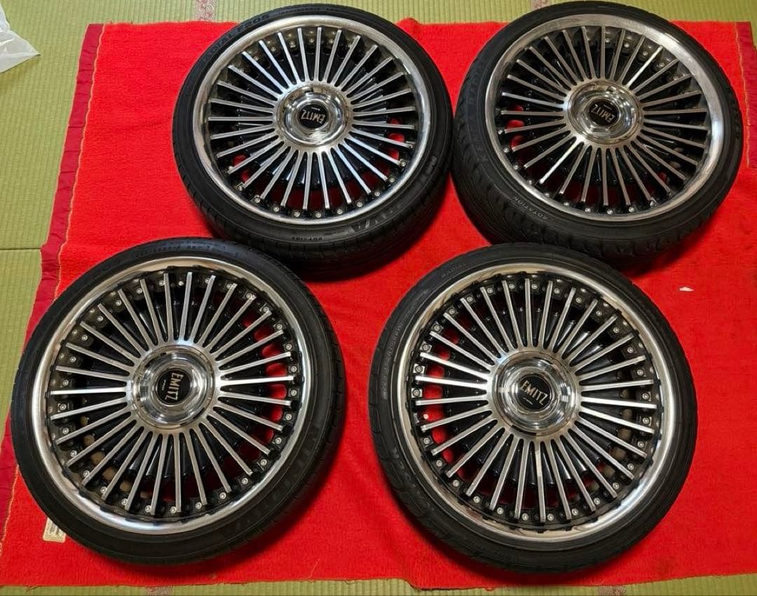 work EMITZ イミッツ19インチ タイヤセットPCD100 5穴 希少 楽天市場】WORK EMITZ ワーク イミッツ 19インチ 現行90系ノア