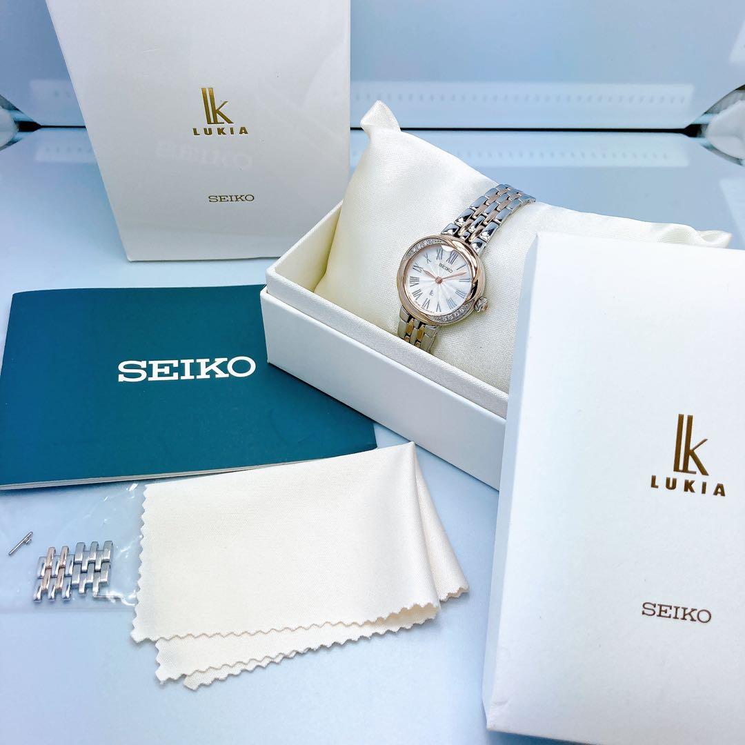 552 セイコー　ルキア　グロウ　4N30-00V0 ダイヤ　コンビ　腕時計