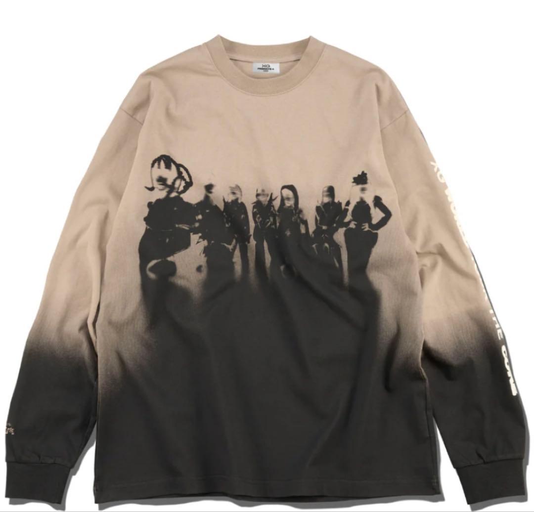 【新品(在庫有)】XG THE CORE ロングスリーブT GREIGE M Long Sleeve Tee 